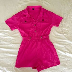 Hot Pink Romper Size XS